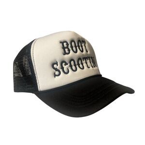 “Boot Scootin” Howdy Darlin Hat Co‎ Trucker Hat White